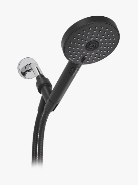 Sproos Filtered Shower in branded component on a light gray background